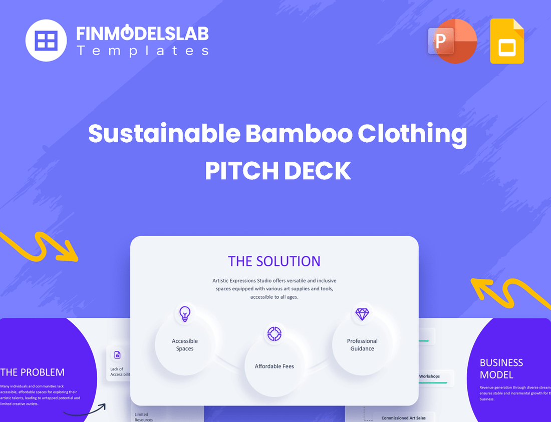 Sustainable Bamboo Clothing Store Pitch Deck Head Image Financial Models Lab
