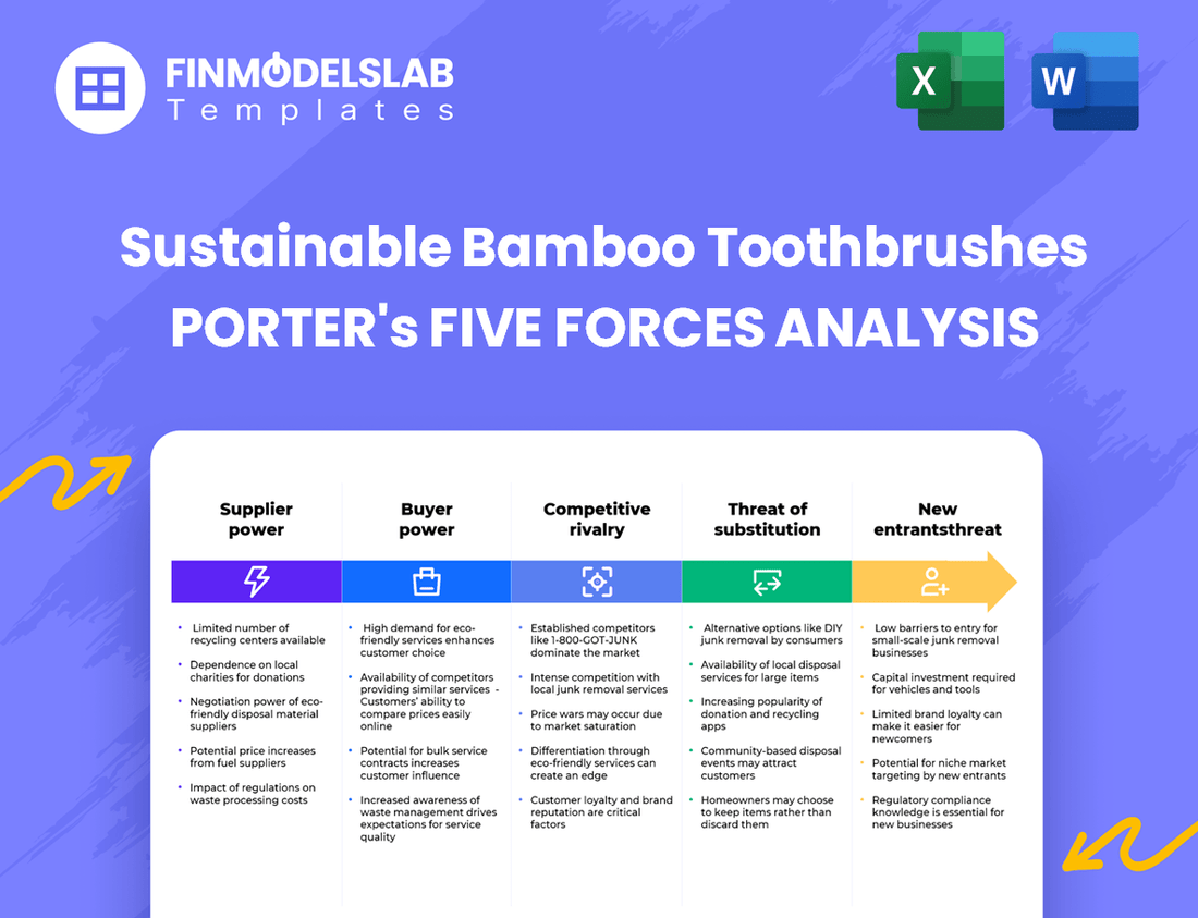 Sustainable Bamboo Toothbrushes Porter