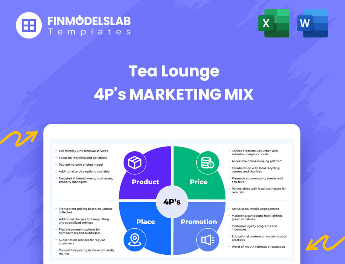 Tea Lounge Marketing Mix