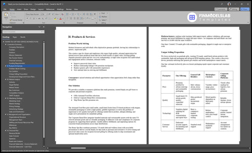 thank you box business plan product financialmodelslab