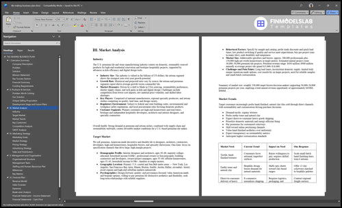 tile making business plan marketing analysis financialmodelslab