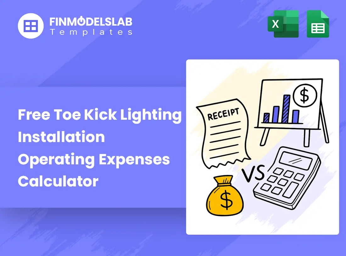 Toe Kick Lighting Running Expenses