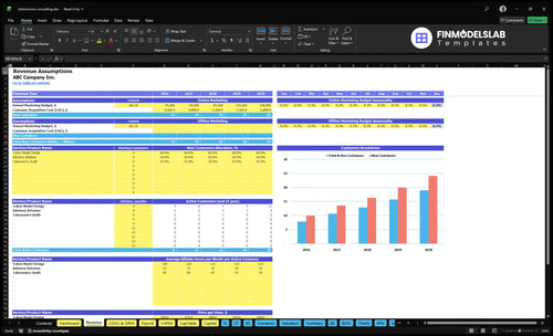 tokenomics consulting financial model revenue financialmodelslab