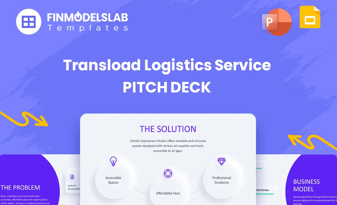 Transload Logistics Service Investment Pitch Deck - investor pitch built to secure funding and align stakeholders, with investor-ready structure, visual storytelling, concise 8-slide format; solves tight deadlines and unclear investor expectations.