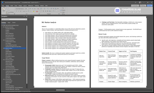 tree care service business plan marketing analysis financialmodelslab