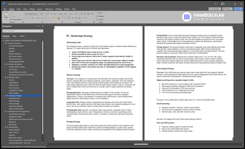trophy shop business plan marketing plan financialmodelslab