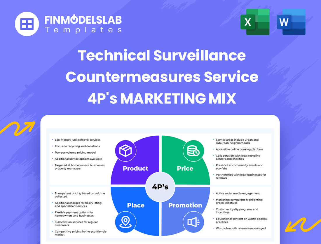 Technical Surveillance Countermeasures Service Marketing Mix