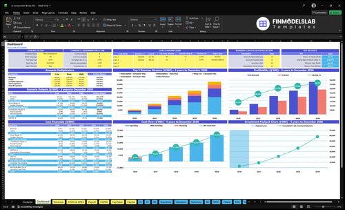 ui component library financial model dashboard financialmodelslab