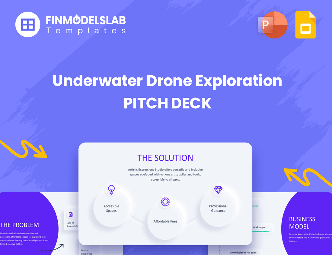 Underwater Drone Exploration Services Pitch Deck Head Image Financial Models Lab