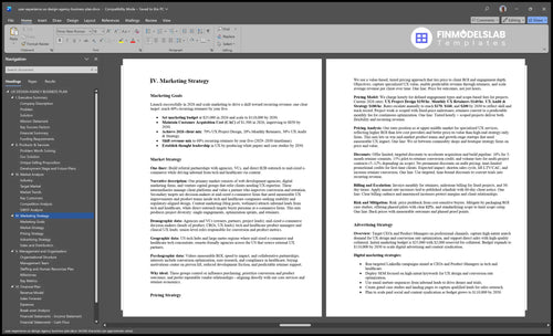 user experience ux design agency business plan marketing plan financialmodelslab