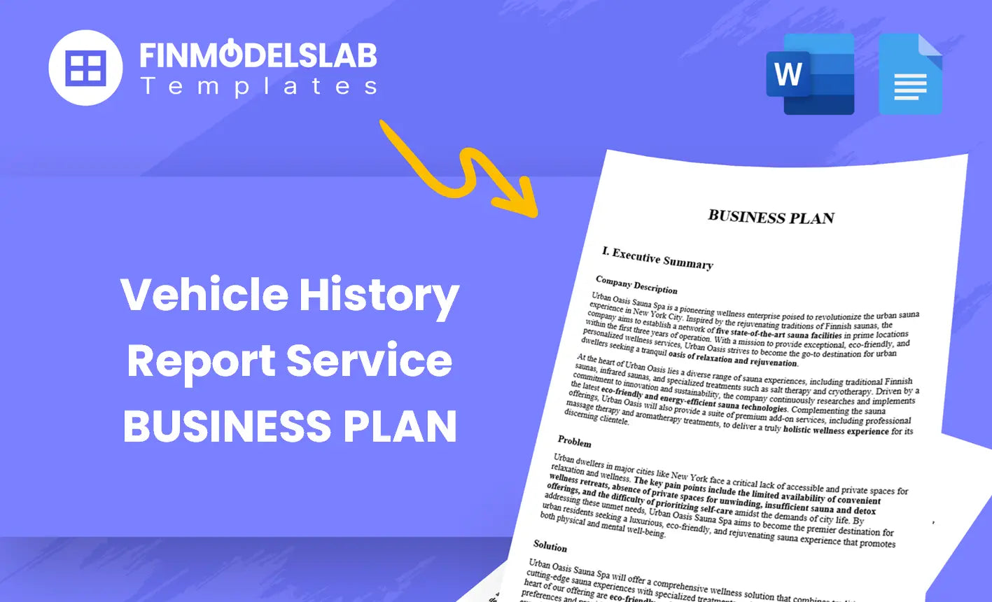 Vehicle History Report.pdf Vehicle History Report Startup Business Plan Template