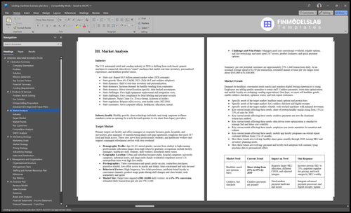 vending machines business plan marketing analysis financialmodelslab