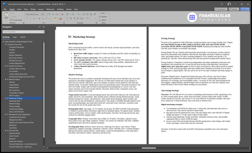 vinyl record shop business plan marketing plan financialmodelslab
