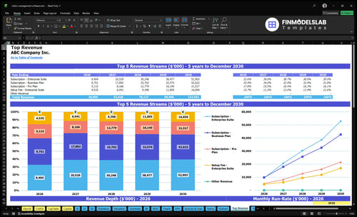 visitor management software financial model top revenue financialmodelslab