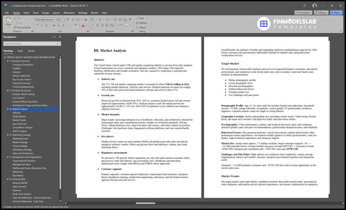 vr headset sales business plan marketing analysis financialmodelslab