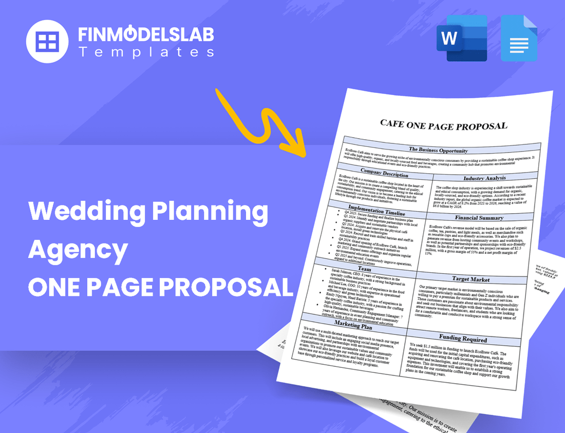 Wedding Planning Agency Business Proposal
