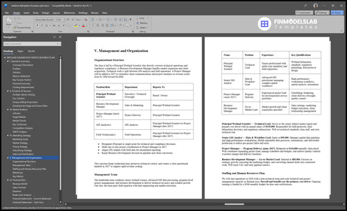 wetland delineation business plan management financialmodelslab