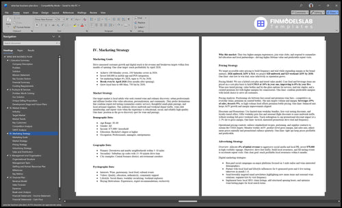 wine bar business plan marketing plan financialmodelslab