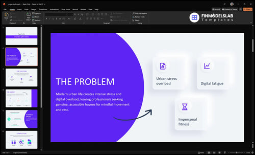 yoga studio problem slide financialmodelslab
