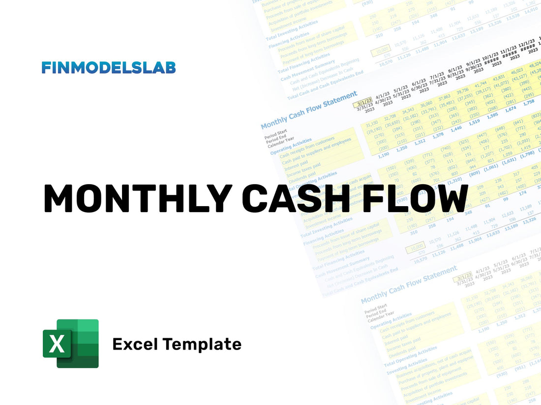 Monthly Cash Flow Template Excel